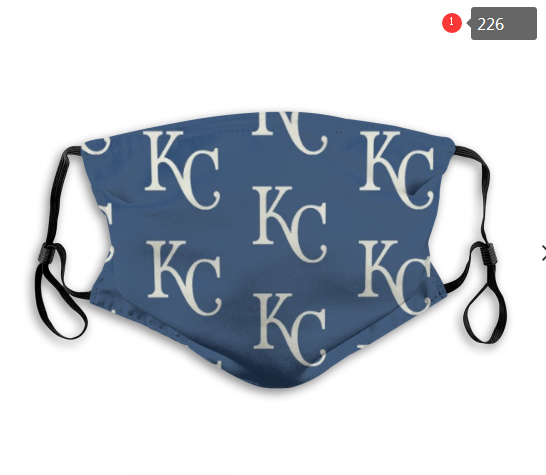 MLB Kansas City Royals #4 Dust mask with filter->mlb dust mask->Sports Accessory